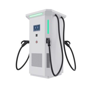 3-connector DC EV charger station зарядная станция электромобилей