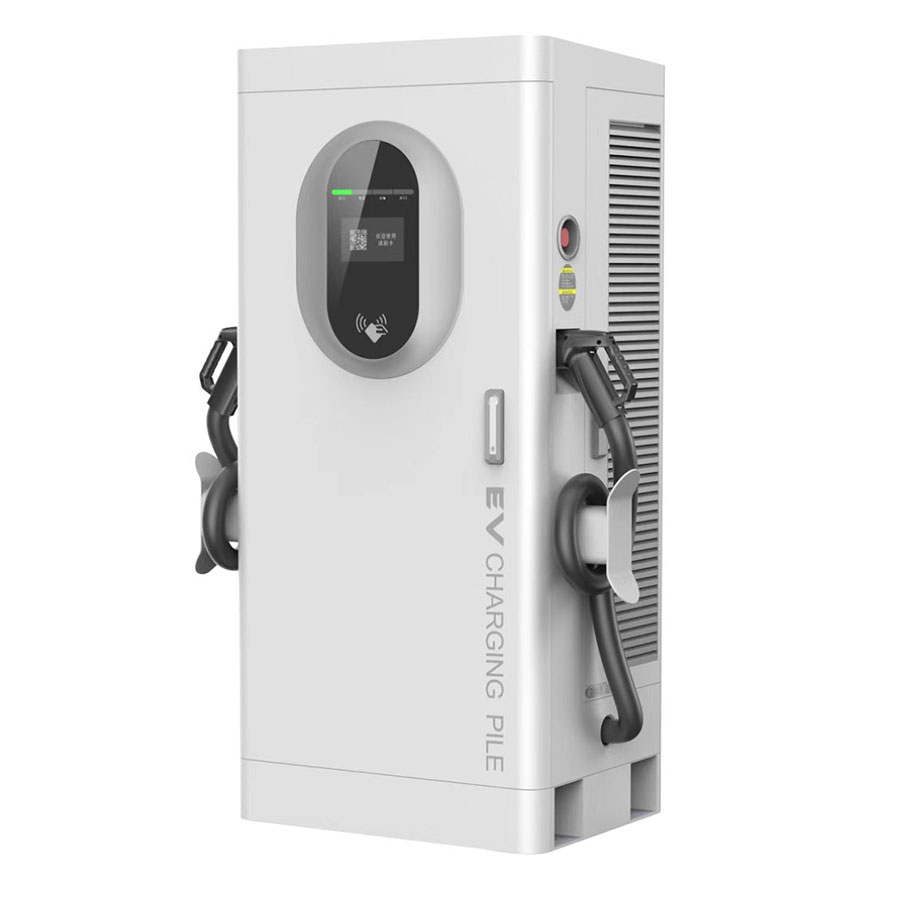 3-connector DC EV charger station зарядная станция электромобилей — изображение 4